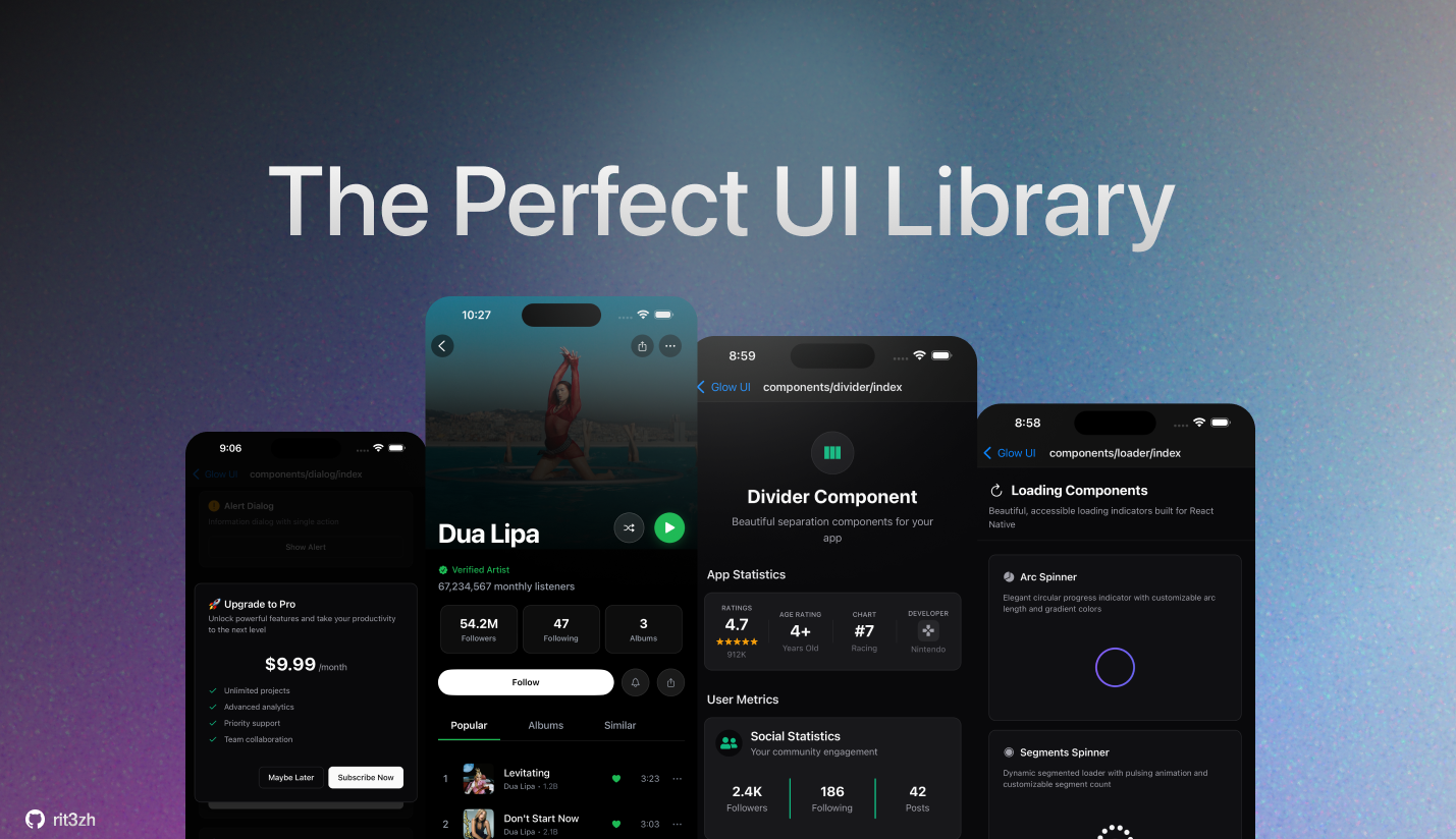 Glow UI Components